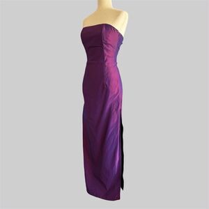 Jessica McClintock Gunne Sax Gown 3 XS 80s 90s Minimalist Retro Prom Whimsigoth